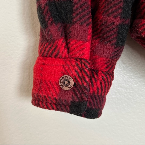 Weatherproof Red and Black Plaid Shirt Size M - Picture 8 of 15